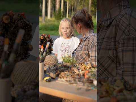 Сделала ёжика из шишек! Круто получилось или так себе?