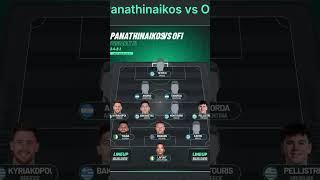 Πιθανή ενδεκάδα κόντρα στον ΟΦΗ #pao #panathinaikos#παο#football #gate13 #superleague #europaleague