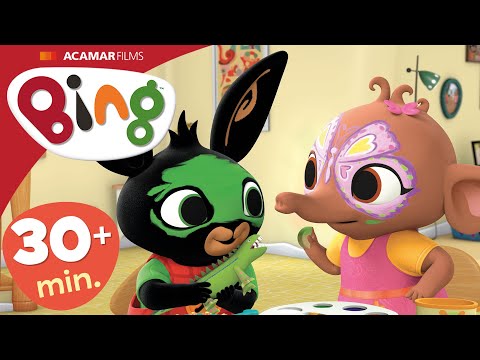Pittura del viso, Hippoty Hoppity Voosh e ALTRI | 30-minuti+ | Bing Episodi Completi | Bing Italiano