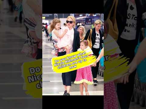 Do you know what Nicole Kidman's four children are up to now #usa