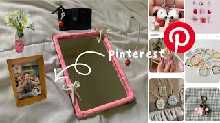 HICE COSAS QUE VI EN PINTEREST POR UNA SEMANA ✨📌