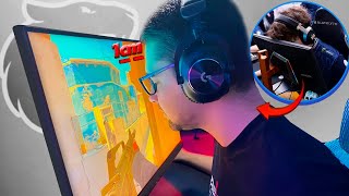 Joguei igual o YEKINDAR da FURIA... GRUDADO no monitor!