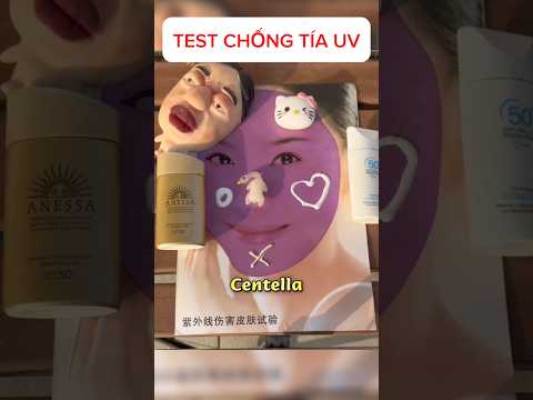 TEST CHỐNG NẮNG CỦA KEM CHỐNG NẮNG GIÁ RẺ SINH VIÊN #lamdep #myphamada #chamsocda