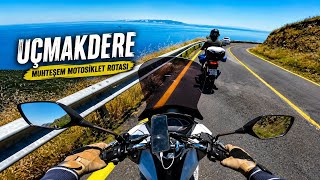 MOTOSİKLETLE UÇMAKDERE |Virajlar ve muhteşem manzaralar❗