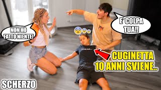 MIA CUGINA SV1ENE DI FRONTE ALLA MIA RAGAZZA PER FINTA! -SCHERZO! *RIMASTA MALE*