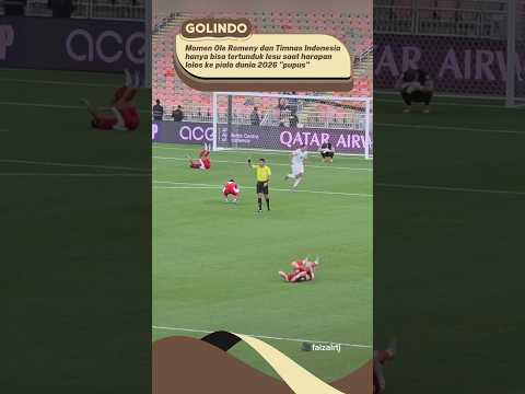 Ole Romeny & pemain Timnas Indonesia langsung lemas saat pluit wasit tanda kegagalan ditiup #timnas