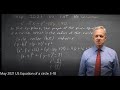 Completing the Square and Circle Equations