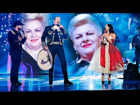 PRESENTACIÓN DE ÁNGELA AGUILAR, PEPE Y LEO EN PREMIOS LO NUESTRO 2025 | HOMENAJE A PAQUITA