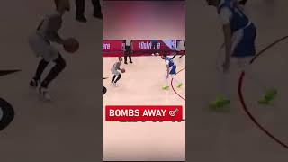 Damian Lillard's BOMBS Away | Highlights #Shorts