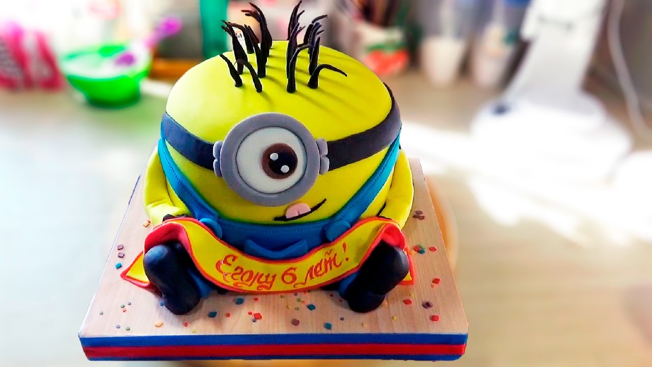 3д торт Миньон / 3D cake Minion