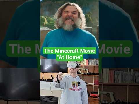 The Minecraft Movie at Home #minecraft #minecraftmovie #minecraftshorts #vr #quest2 #quest3 #gaming