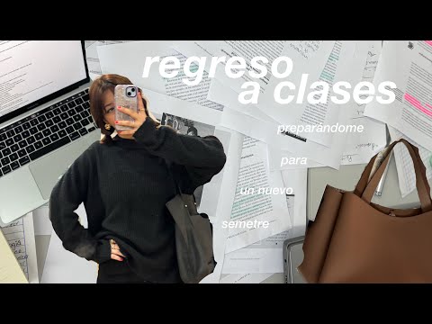 Preparándome para un nuevo semestre 🫧 uni diaries