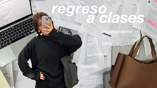 Preparándome para un nuevo semestre 🫧 uni diaries