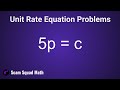 Unit Rate and Variable Representation