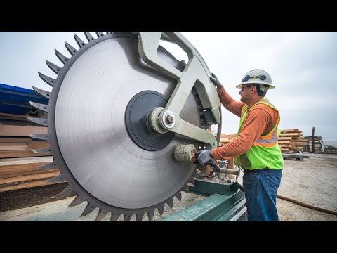 25 Mind-Blowing Firewood Processing Machines in Action! | Homemade Modern Chainsaw Machines