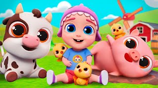 Old MacDonald Had A Farm + More | Funny Animals | Funny Bunny - Kids Songs & Nursery Rhymes