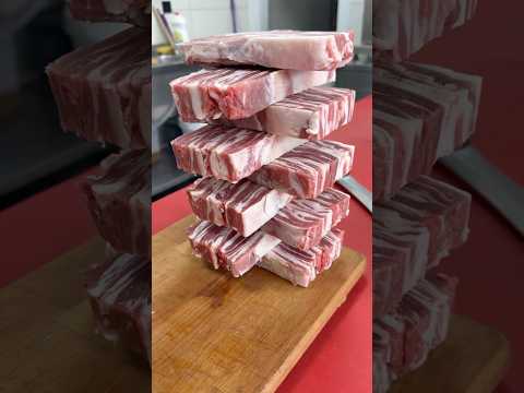 Zebra desenli kuzu kaburga şiş #kebap #kasap #kuzu #beef #lamb #meat #chef #butcher #salt #special