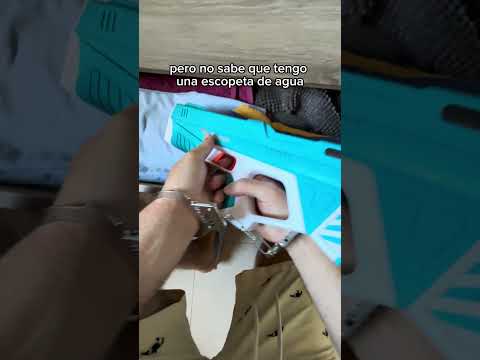 Creo que mi padre no me va a querer mas por esto...#watergun #pistoladeagua #verano #funnyvideos