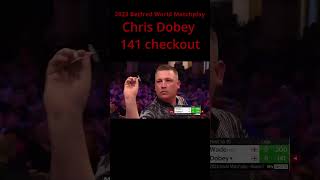 Chris Dobey 141 Check-out 🎯 2023 Betfred World Matchplay 2023 #darts     #worldmatchplay