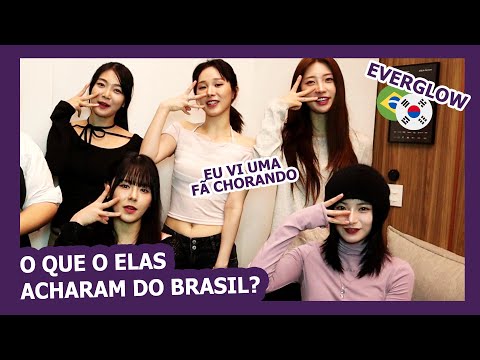 Grupo coreano EVERGLOW conta o que acharam do Brasil e dos fãs brasileiros