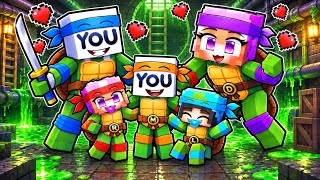 You Have a Ninja Turtle Family in Minecraft!