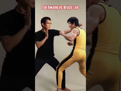 Edi Awang VS Bruce Lee #陈进王VS李小龙 #李小龙 #AI视频生成 #功夫梦 #功夫之王 #brucelee