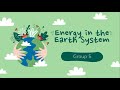 Earth Systems and Energy Concepts