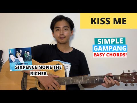 CHORD SIMPLE GAMPANG (Kiss Me - Sixpence None The Richer) (Tutorial Gitar) VIRAL!