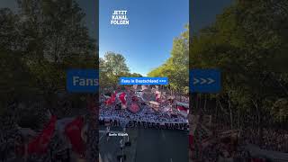 Kann uns keiner sagen, dass es in Europa eine bessere Fanszene gibt als in Deutschland. 🤩