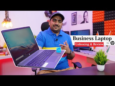 (ENGLISH) HP 250 G8 Commercial Laptop - Best for Small and Medium Business - Unboxing & Review [Hindi]