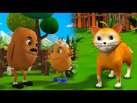 Billi Mausi Billi Mausi & Aloo Kachaloo Beta - बिल्ली मौसी बिल्ली मौसी और आलू कचालू | Kids Rhymes