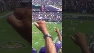 RAVENS VS BROWNS TYLAN WALLACE TOUCHDOWN
