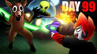 Roblox : 99 Nights in the Forest #4 👽 เอาชีวิตรอดจากทั้งเอเลี่ยน และ พี่กวางตาโต 99 วัน !!!