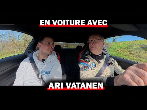 En voiture Avec ARI VATANEN - Champion du Monde , Vainqueur du Dakar , Record de Pikes Peak