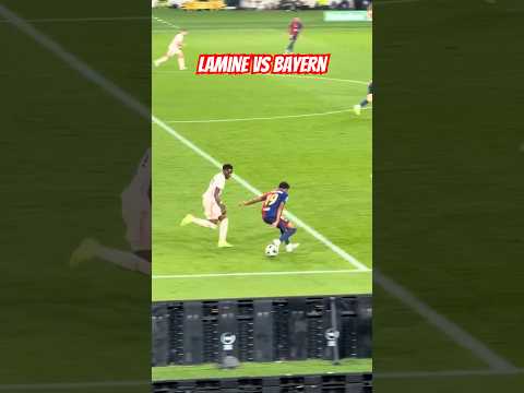 Lamine Yamal vs Bayern🔥 #barcelona #lamineyamal #shortsfeed #shorts #ucl #football #foryou #lamine