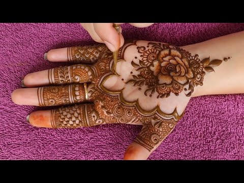 Eid special mehndi design #3 | beautiful front hand mehndi design | mehndi ka design | mehndi 2025