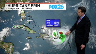 Hurricane Erin approaches the East Coast