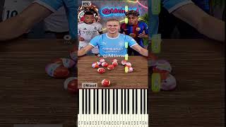 Haaland Kept Pulling Off the Wildest Table Trick 😂✨- Piano #parody #football #haaland