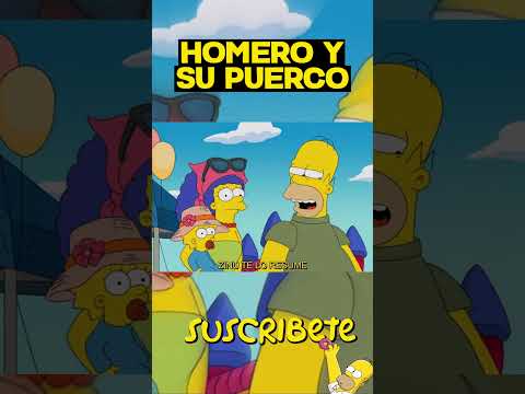 Homero rescata al puerco araña