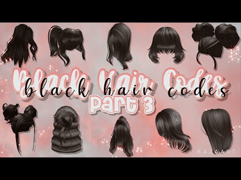 Black Trendy Messy Buns Hair Code Roblox - 08/2021