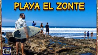 🌊 LA LIBERTAD, PLAYA EL ZONTE 2 EL SALVADOR  #elsalvador #diaspora #caminandoporel pulgarcito 