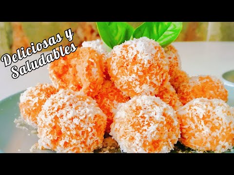 Bolitas de Zanahoria y Coco: Delicia Saludable en Minutos