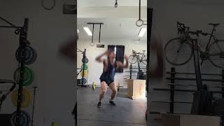 Burpees to max height jump