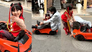 The Clown Made Nezha's Car Dirty, And The Clown Was Punished!#Clown #Angel