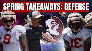 FSU Defense Spring Takeaways 👀 | What We Learned