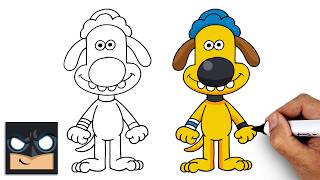 How to Draw Bitzer | Shaun the Sheep