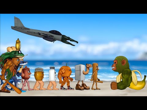 Chimpanzini bananini vs tung sahur, garamararam, udindindun vs Bombardino Crocodilo vs trripa trropa