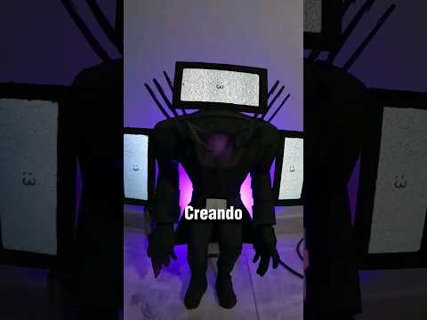 Finalmente el TITÁN TVMAN 📺 esta completo!! 🤟 parte Final #skibiditoilet #titantvman #creacion