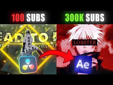 From Zero To 300,000 Subs Making Anime Edits!