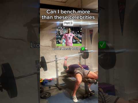 CAN I BENCH MORE THAN THESE CELEBRITIES (PART 2) ๐คฏ๐
